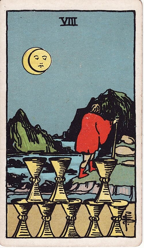 Eight of Cups Tarot Card