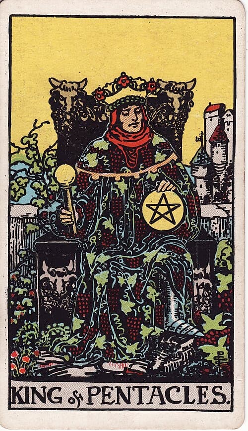 King of Pentacles Tarot Card