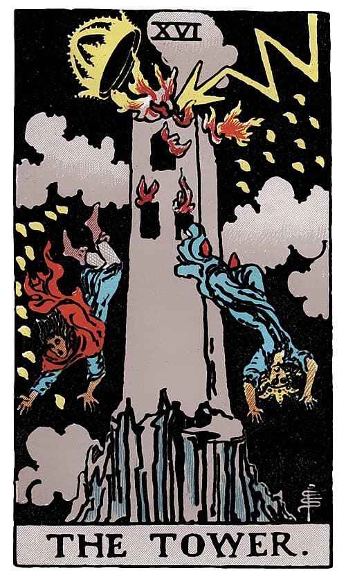 The Tower Tarot Card